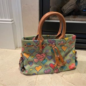 Dooney and Bourke tiny heart tote